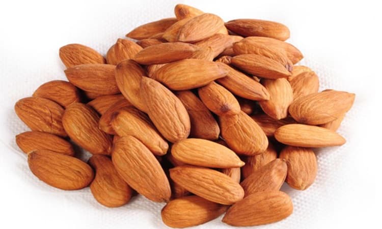 मैग्नीशियम युक्त भोज्य पदार्थ है बादाम- Magnesium rich food Almonds in hindi